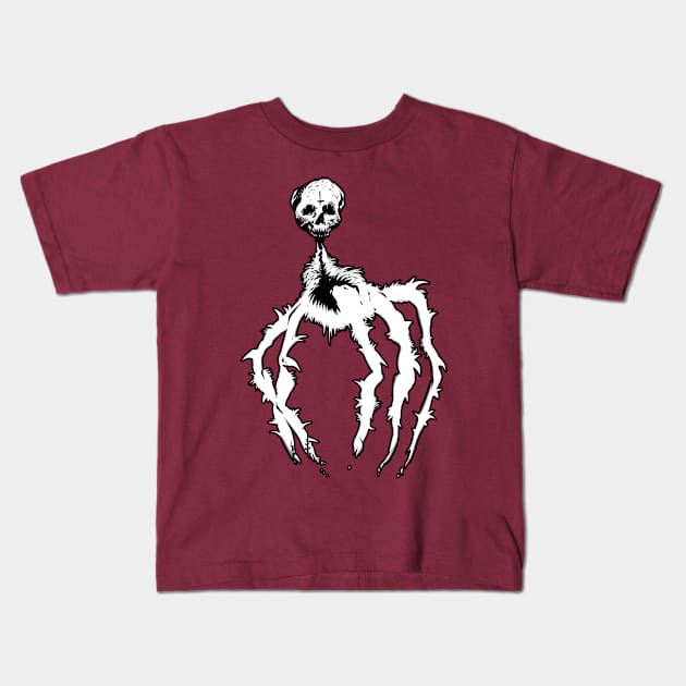 Horror Spider Kids T-Shirt by wildsidecomix
